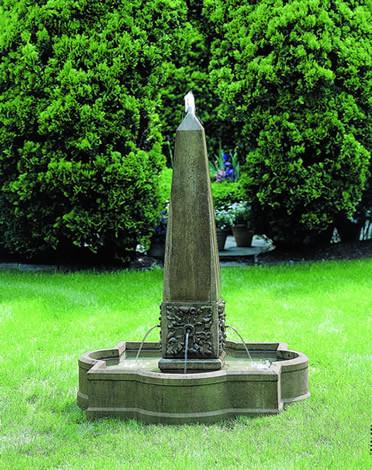Palazzo Obelisk Outdoor Garden Fountains Fountain Campania International